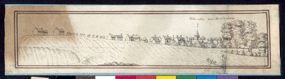 Belleville (Feder & Tinte mit Waschung auf Papier) von Noel Gasselin