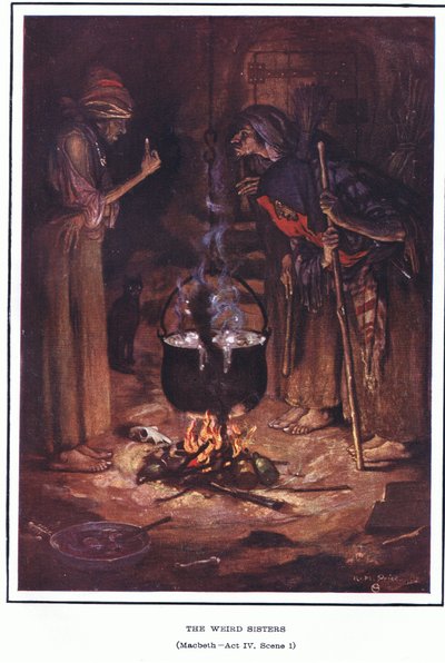 Die seltsamen Schwestern (Macbeth) von Norman Mills Price