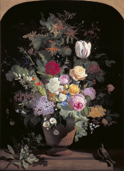 Blumen in einer Vase von O.D. Ottesen