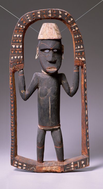 Figur aus dem Kanuhaus, Salomonen von Oceanic