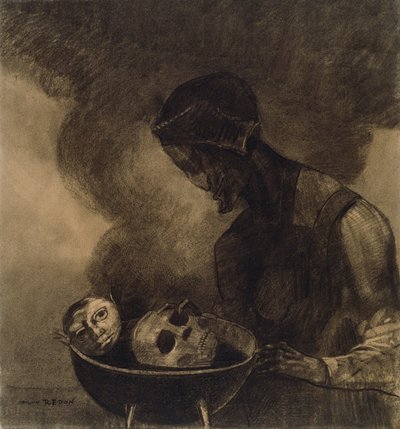Kessel der Zauberin von Odilon Redon