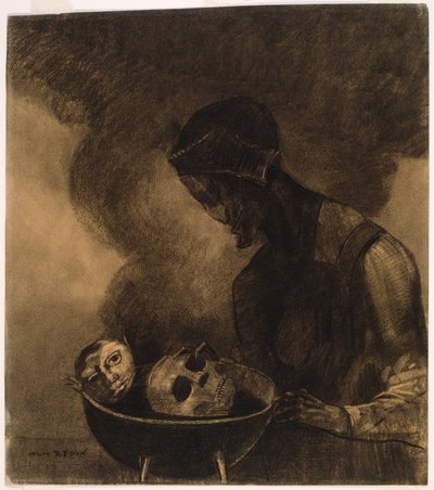 Kessel der Zauberin von Odilon Redon