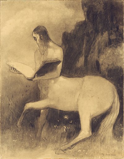 Lesender Zentaur von Odilon Redon