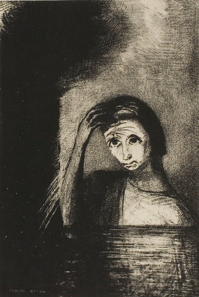 Frontispiz aus Emile Verhaerens Les Debacles von Odilon Redon
