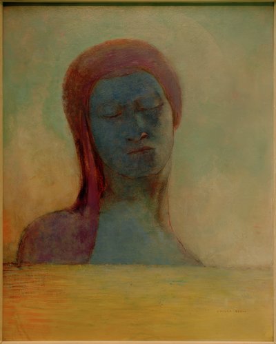 Geschlossene Augen von Odilon Redon