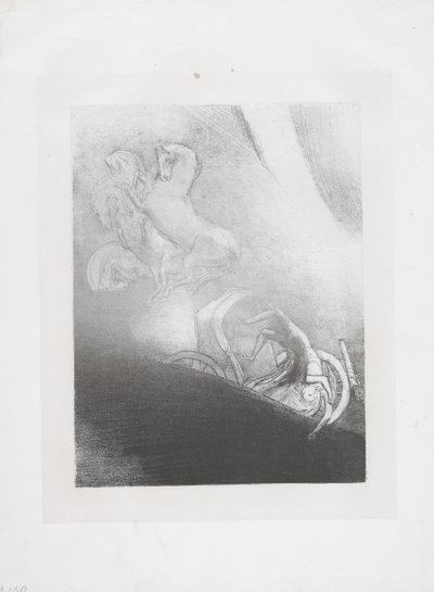 Er fällt in den Abgrund... von Odilon Redon
