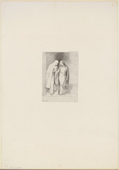 Mystische Unterhaltung von Odilon Redon