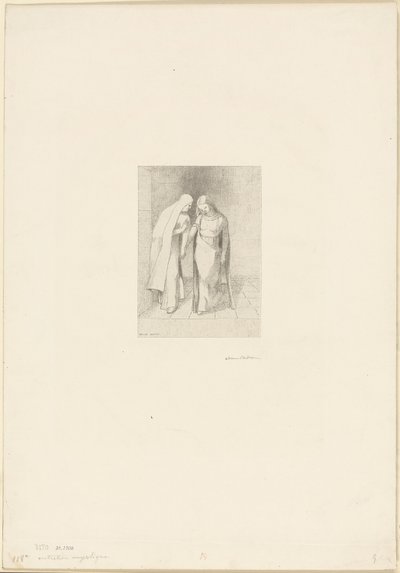 Mystische Unterhaltung von Odilon Redon