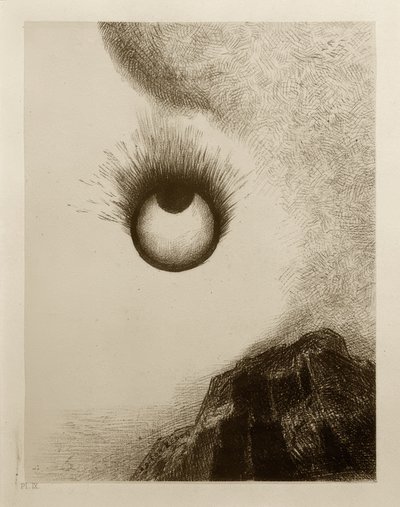 Überall flammen die Schlehen von Odilon Redon