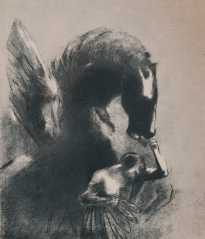 Gefangener Pegasus, 1889, 1946 von Odilon Redon