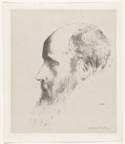 Porträt von Edouard Vuillard von Odilon Redon