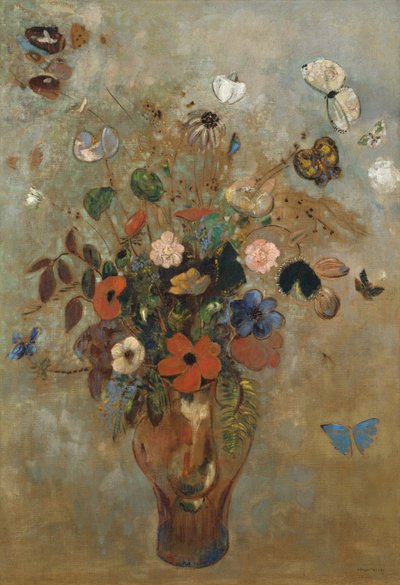 Stillleben mit Blumen von Odilon Redon