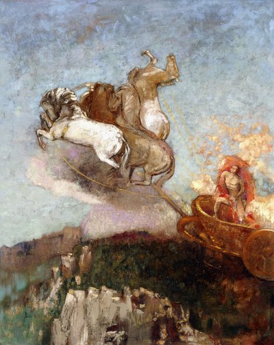 Der Wagen des Apollo, 1907-1908 von Odilon Redon