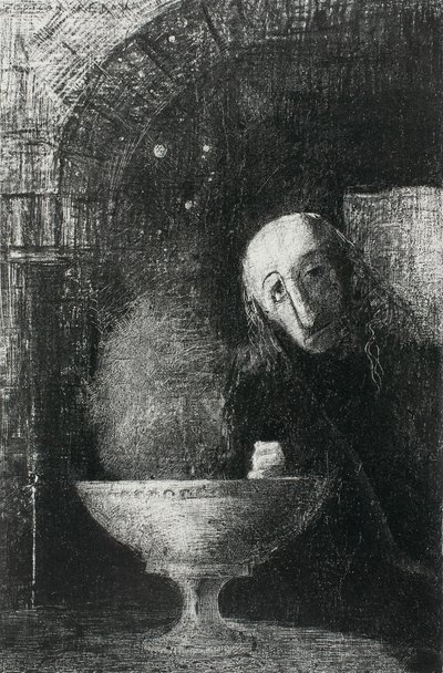 Die unendliche Suche, aus Nacht von Odilon Redon