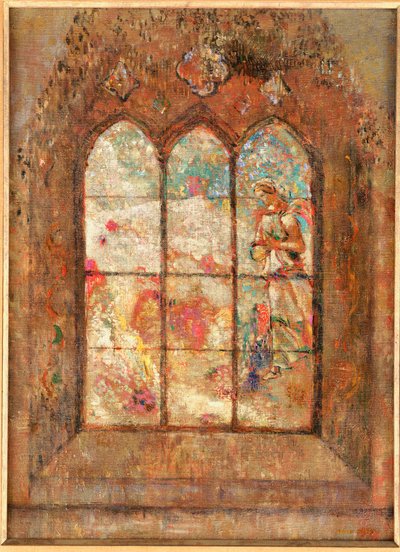 Das Buntglasfenster von Odilon Redon