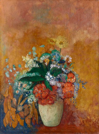 Blumenvase, ca. 1905 von Odilon Redon
