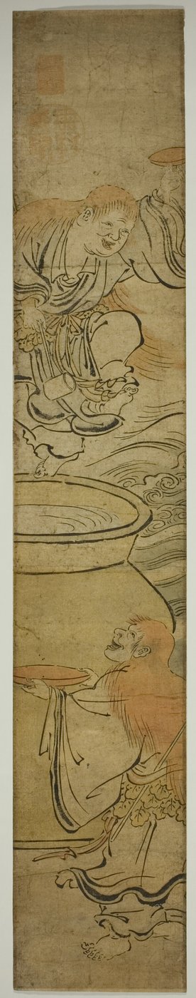 Betrunkene Kobolde (Shôjô) von Okumura Masanobu