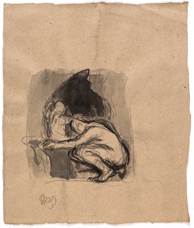 Studie zu "Dædalus und Ikarus" von Oluf Hartmann
