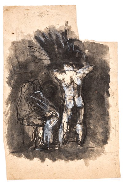 Studie zu "Dädalus und Ikarus" von Oluf Hartmann