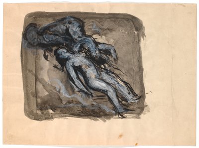 Zephyr entführt Psyche von Oluf Hartmann