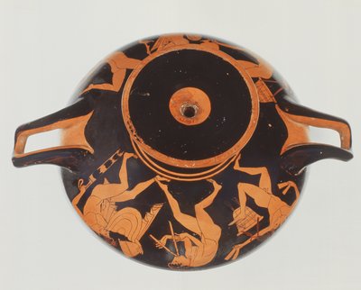 Attische rotfigurige Kylix, 500-450 v. Chr. (Keramik) von Onesimos Painter