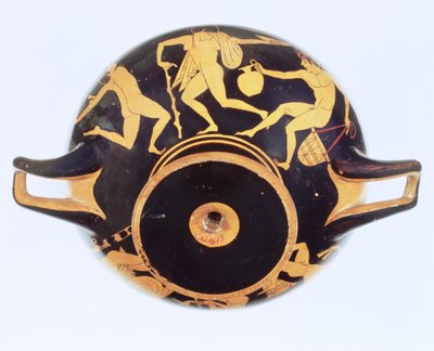 Attische rotfigurige Kylix, 500-480 v. Chr. (Keramik) von Onesimos Painter