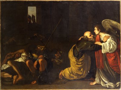 Die Befreiung des Heiligen Petrus von Orazio Gentileschi