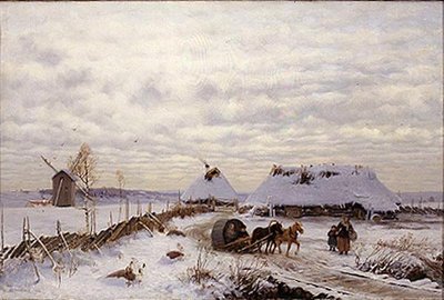 Winterlandschaft von Oskar Hoffmann