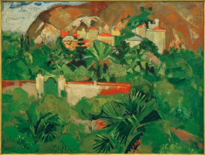 Italienische Landschaft mit Tor, Levanto von Oskar Moll