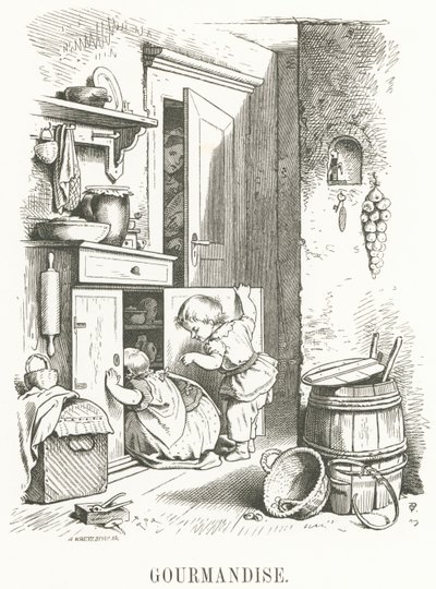 G: Völlerei von Oskar Pletsch