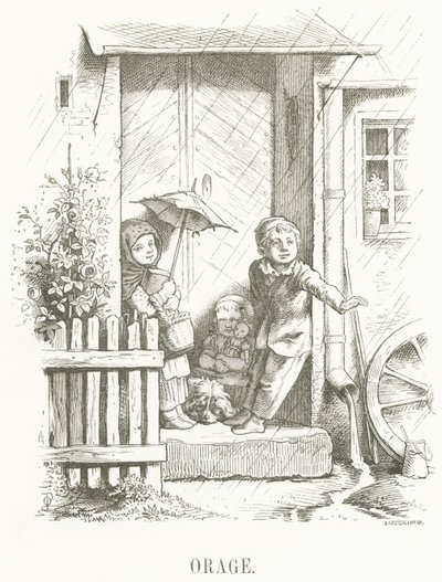 Gewitter von Oskar Pletsch