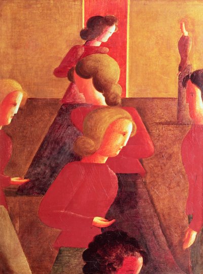 Konfrontation im Weltraum von Oskar Schlemmer