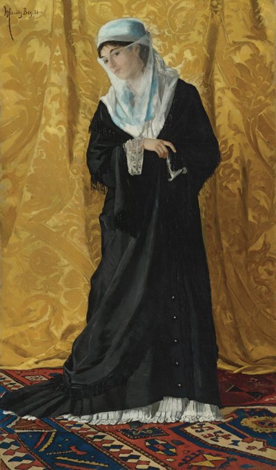 Eine Dame von Konstantinopel von Osman Hamdi Bey