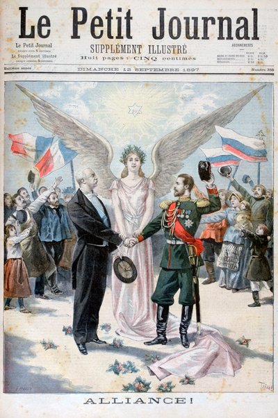 Die französisch-russische Allianz, 1897 von Oswaldo Tofani