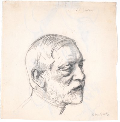Kopf von Brauer J.C. Jacobsen von Otto Bache