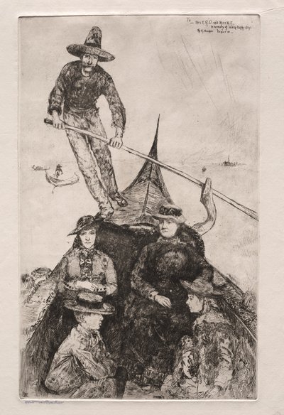 Radierungen von Venedig, 1881 von Otto H. Bacher