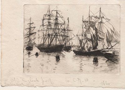 Segelboote, Venedig, 1880 von Otto H. Bacher