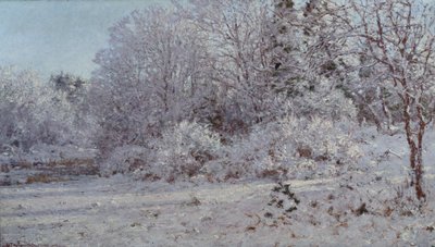 Schnee in München von Otto Ludvig Sinding