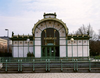 Der Otto-Wagner-Pavillon am Karlsplatz von Otto Wagner