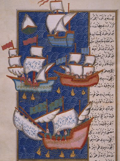 Fischer mit Netzen von Ottoman School
