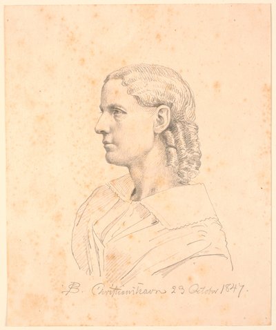Damenporträt von P.C. Skovgaard