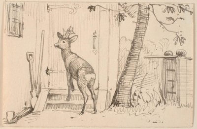 Der Hirsch vor der Tür von P.C. Skovgaard