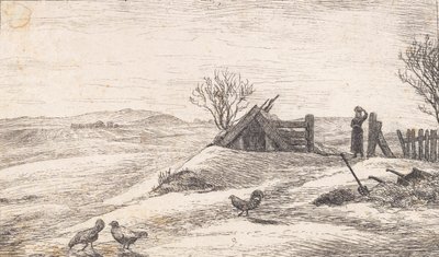 Winterlandschaft bei Vejby von P.C. Skovgaard