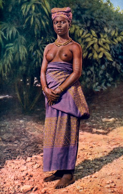 Eine Frau aus Accra, Ghana, 1922 von P. A. McCann