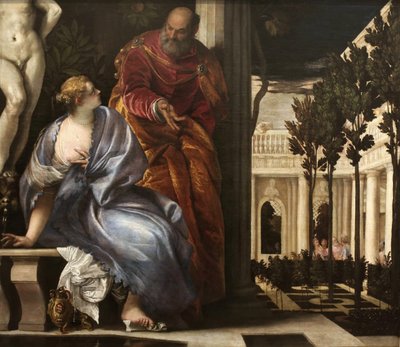 Bathseba beim Bade, ca. 1575 von Paolo Veronese