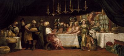 Judith wird von Holofernes bewirtet von Paolo Veronese