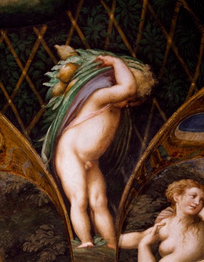 Putto, aus dem Mythos von Diana und Actaeon von Parmigianino