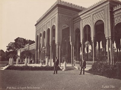 Palais de Gézyret, Pavillon Exterieur von Pascal Sébah