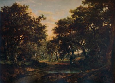 Am Rand des Waldes, ca. 1824 von Patrick Nasmyth