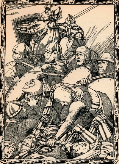 Bei der Schlacht von Agincourt, 1902 von Patten Wilson
